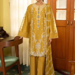 3 Piece - Digital Printed Embroidered Suit - 42601696
